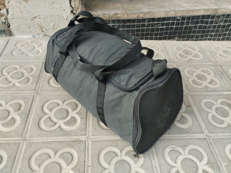 bolsa dinero banco loneta negra 24x45x24 9u